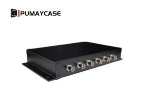 High-quality metal enclosure, ideal for electronic device connectivity