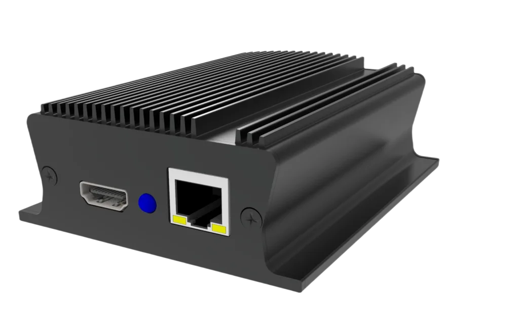 Custom aluminum enclosure with machined panels for OEM electronics