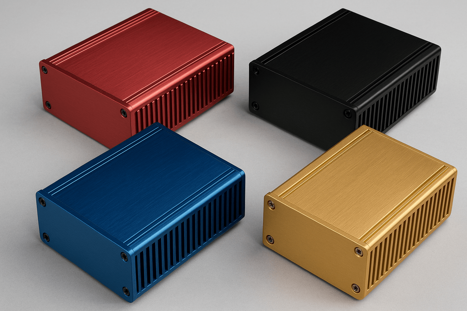 temal anodizing aluminum amplifier enclsoure