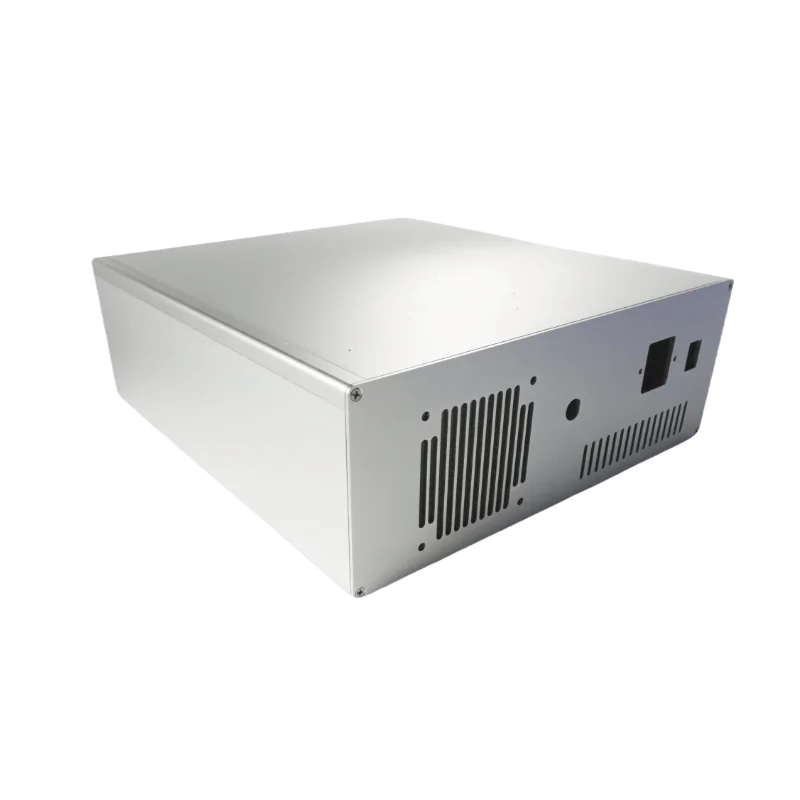 Aluminum enclosure, robust design for 19’’ rackmount chassis