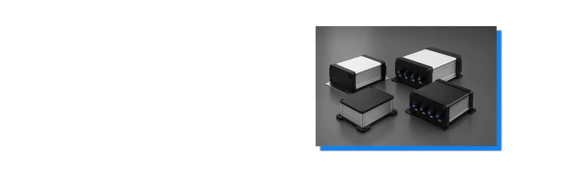 IP67 IP68 aluminum enclosure for industrial IoT gateway
