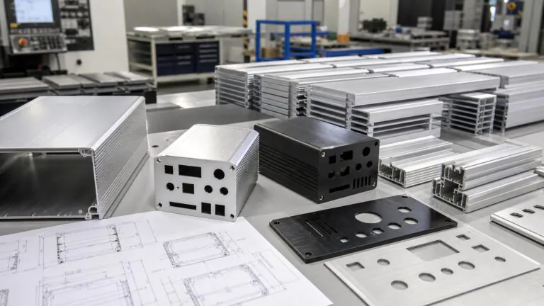 OEM aluminum enclosure manufacturing from CAD drawing to CNC machined production parts
