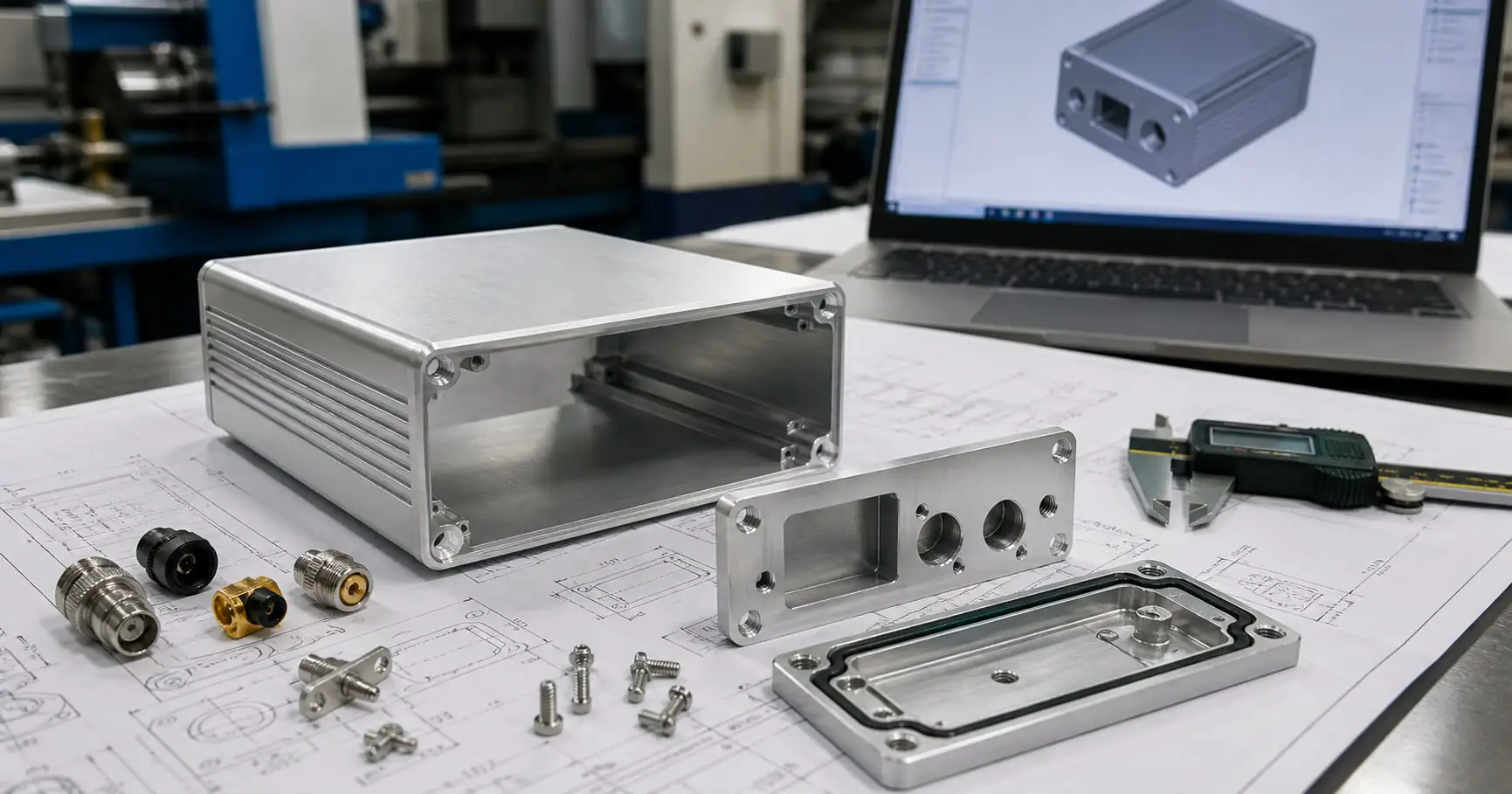 aluminium enclosure shipping application scene for custom aluminum enclosure export orders
