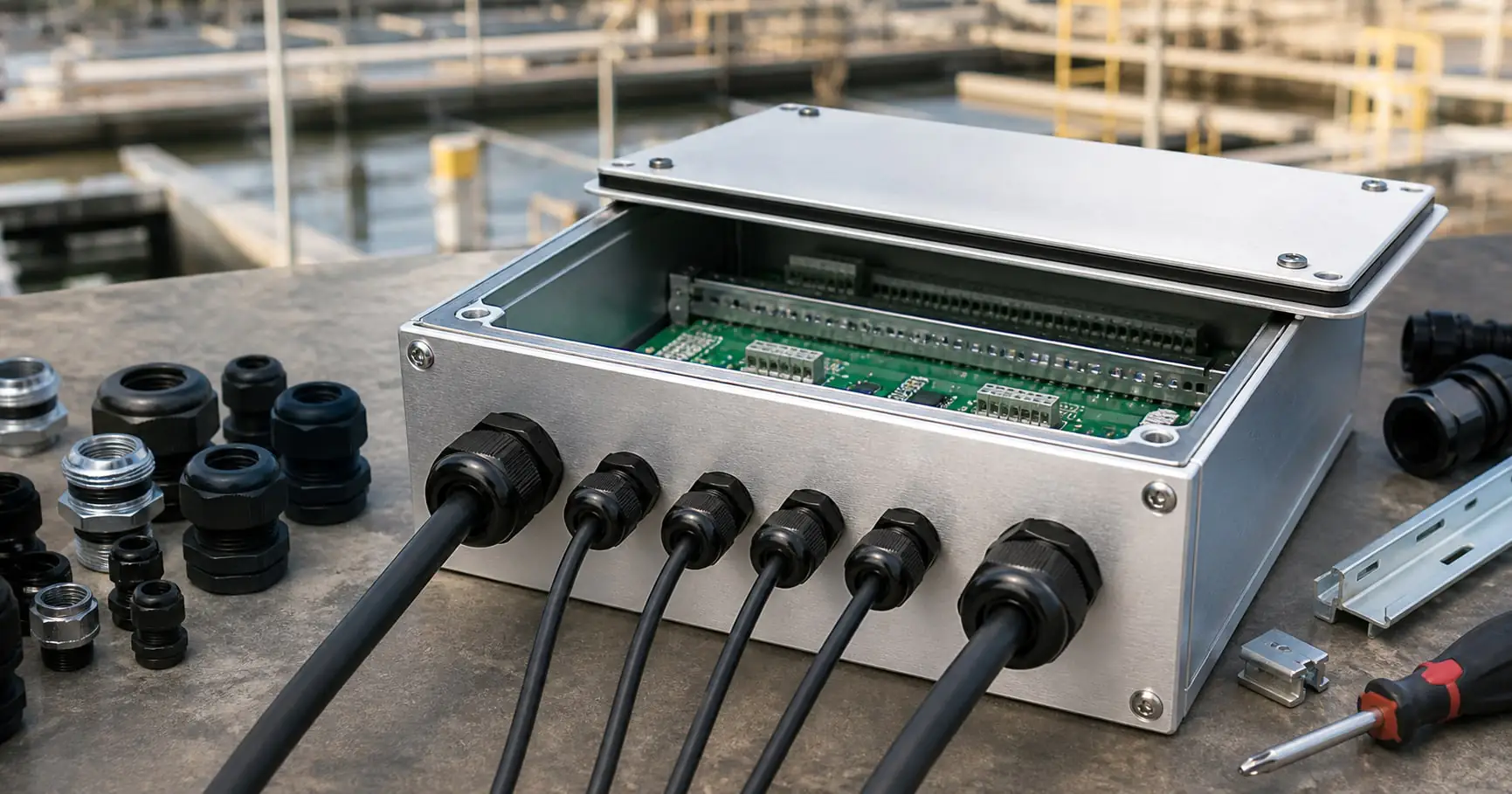 waterproof aluminum enclosures for outdoor smart sensor gateways