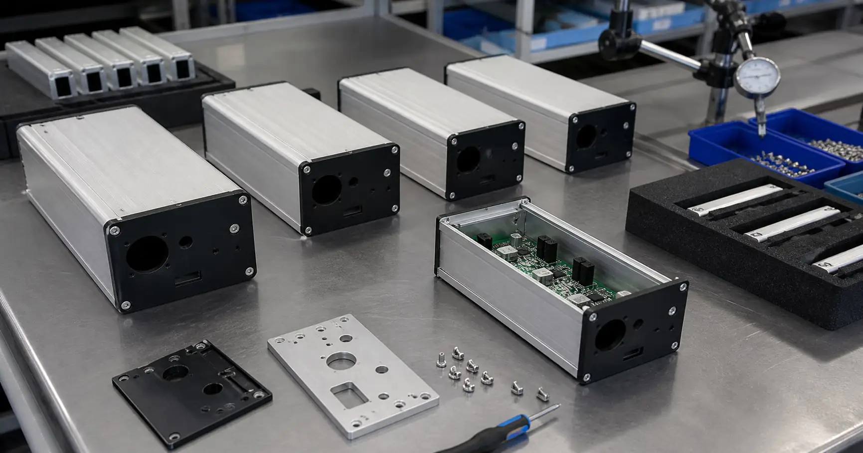 aluminium enclosure shipping for custom aluminum enclosure export orders
