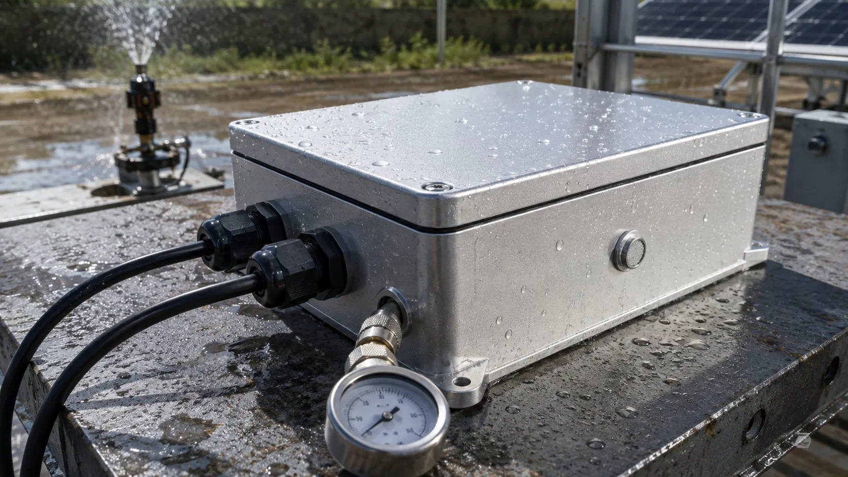 IP67 aluminum enclosure pressure change during outdoor temperature cycling